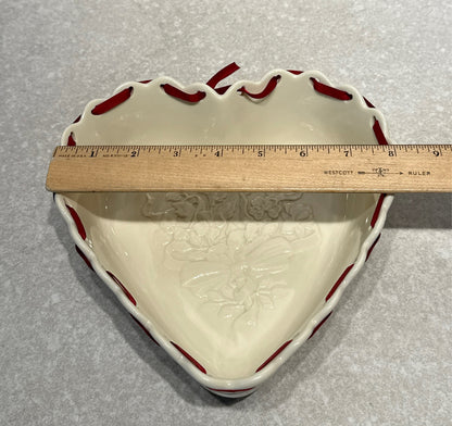 Longaberger Heart Bowl