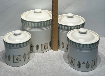 Set of 4 Pfaltzgraff Canisters