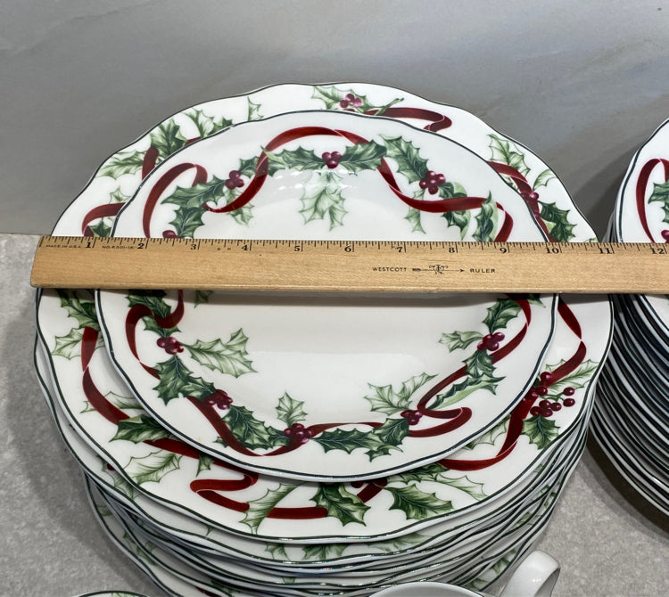 Charter Club Winter Garland Dinnerware Set