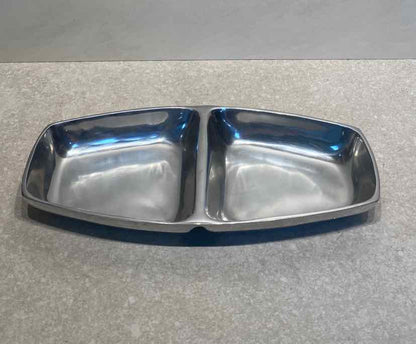 Pottery Barn Divided Bowl