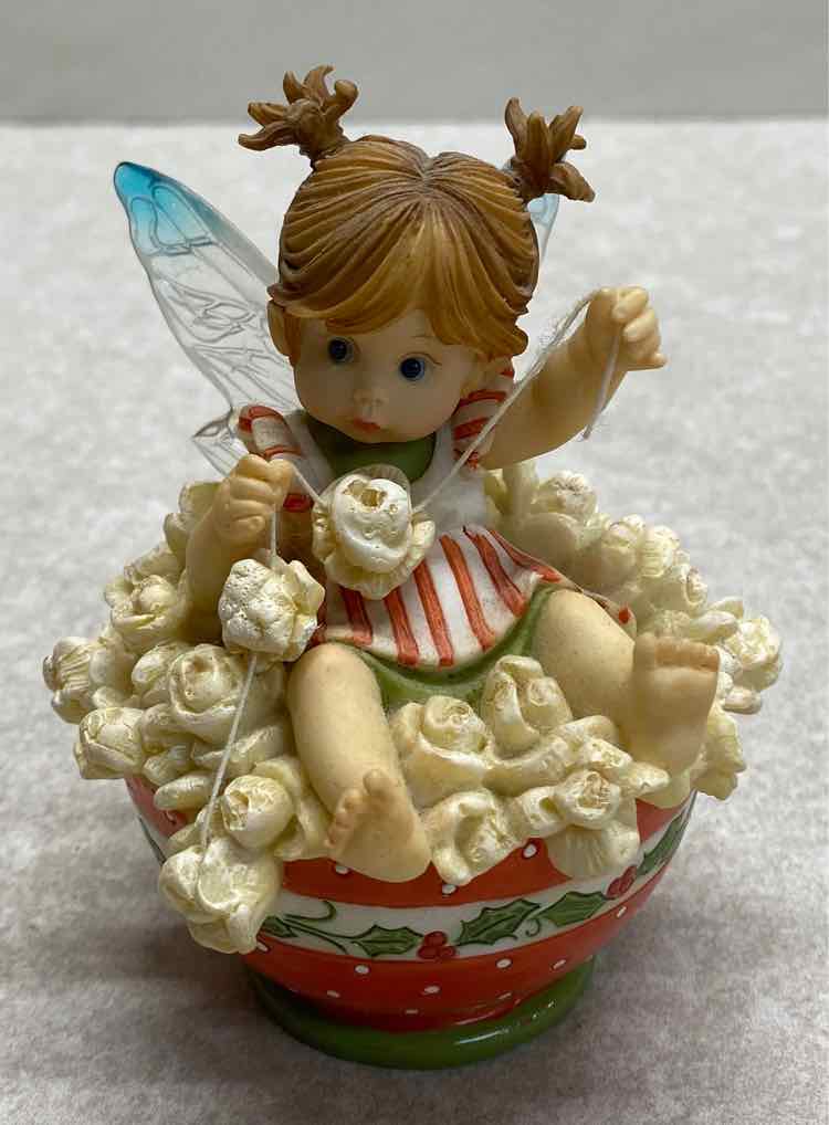 Stringing Popcorn Fairie