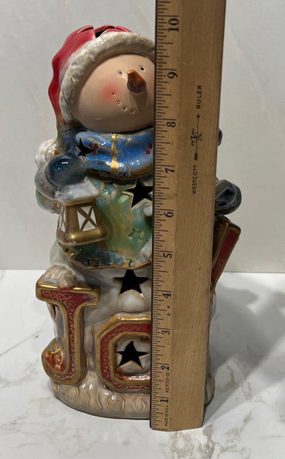 Joy Snowman Decor