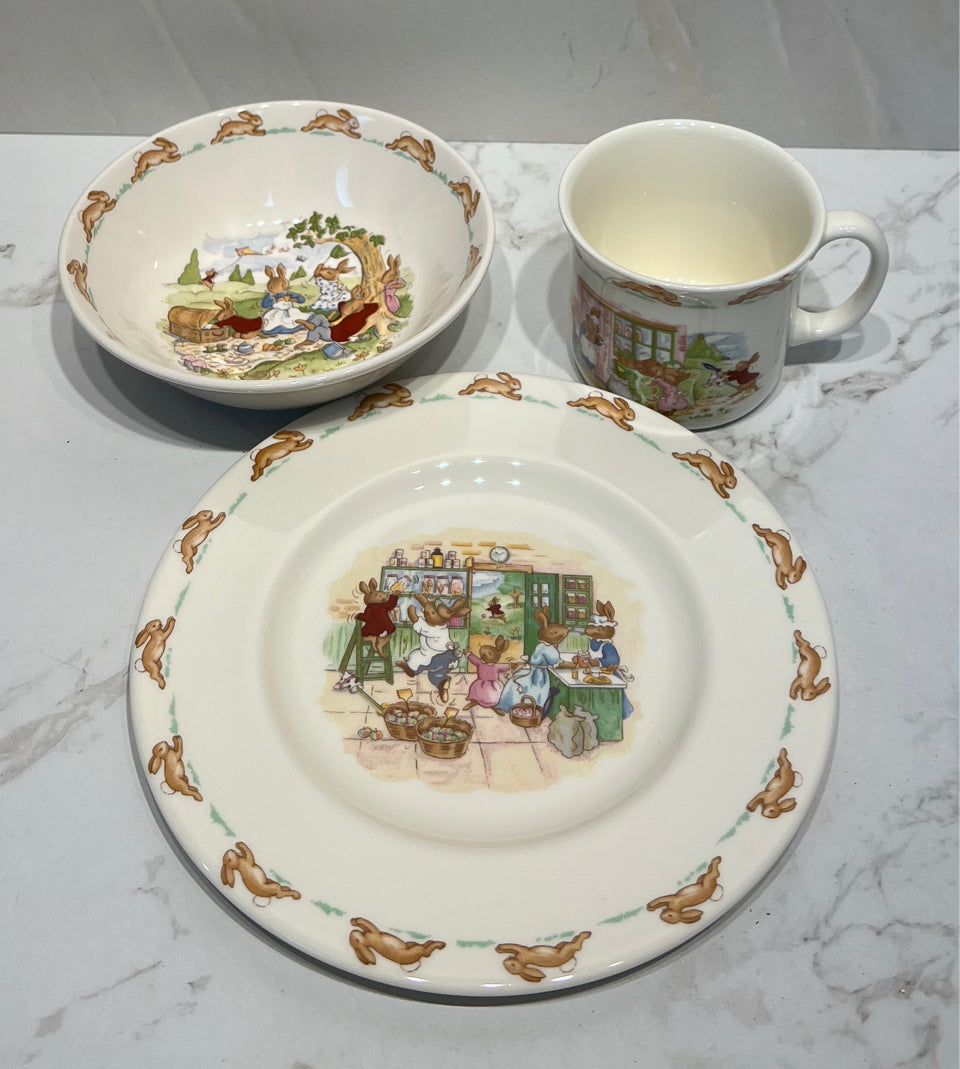 Royal Doulton 3-Piece Bunnykins Set