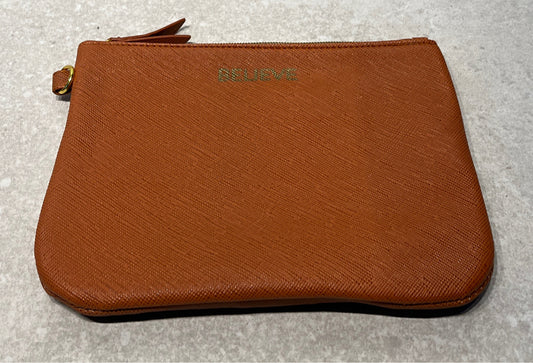 Believe Zippered Pouch