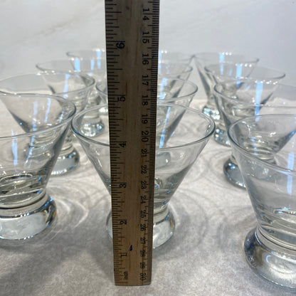 Set of 11 Martini Glasses