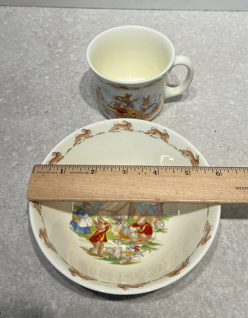 Bunnykins Bowl and Mug
