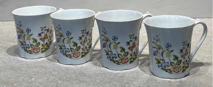 Set of 4 Aynsley Mugs