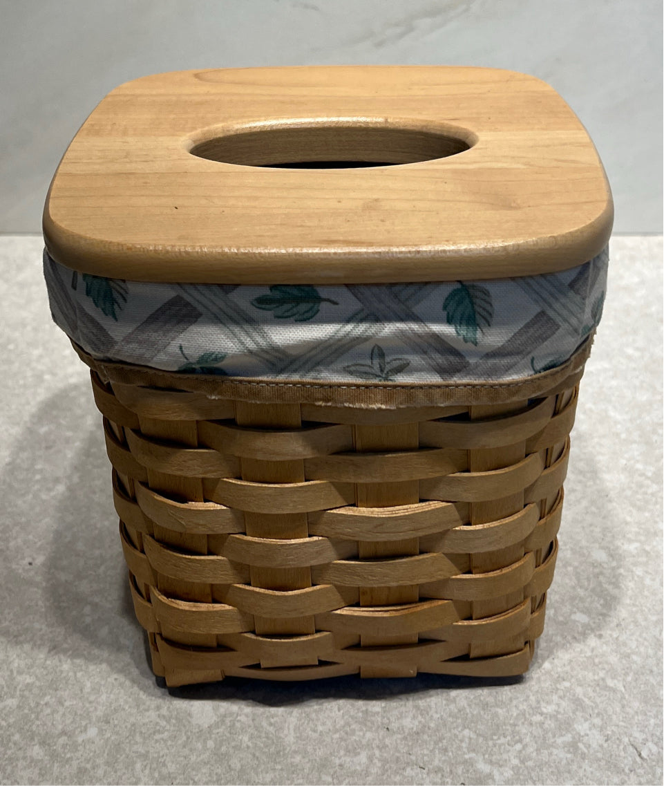 Covered Longaberger Basket