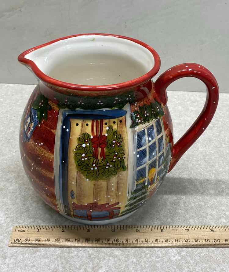 Christmas Pitcher