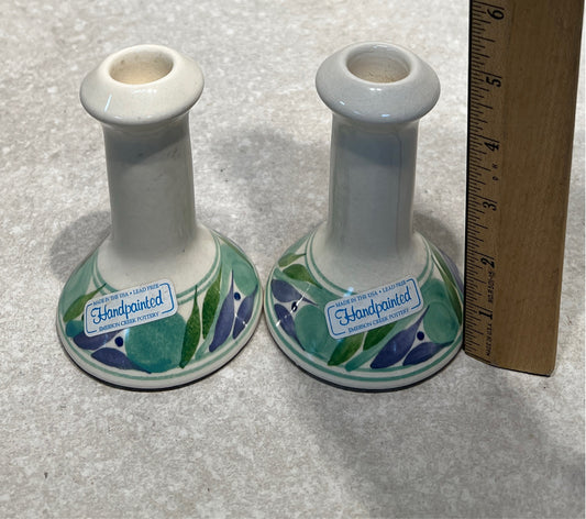 set of 2 Candleholders - Emerson Creek Pottery