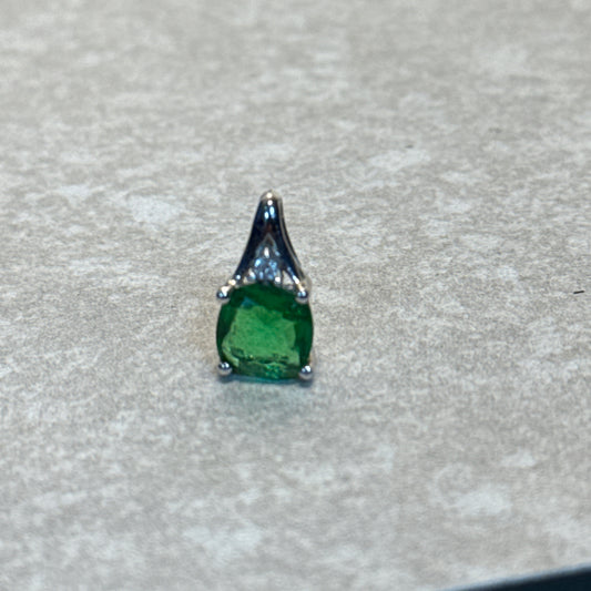 10K CZ Pendant