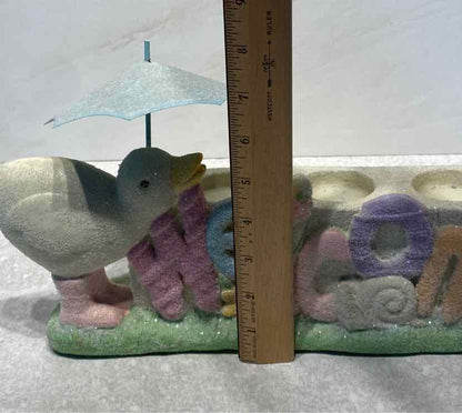 Welcome Candleholder