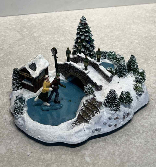 Thoma Kinkade - Skating in the Pond