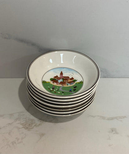 Set of 7 Villeroy And Boch Bowls