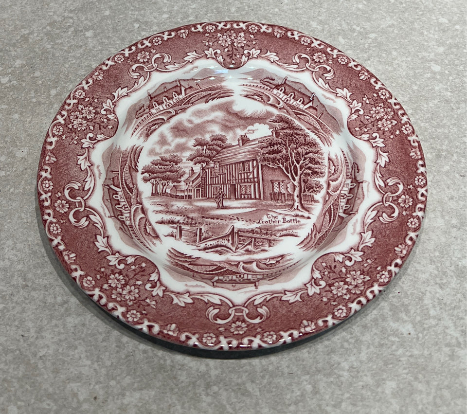 English Country inns Plate