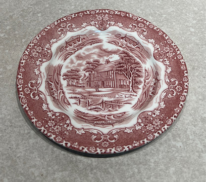 English Country inns Plate