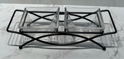 Glass Bowls on Stand