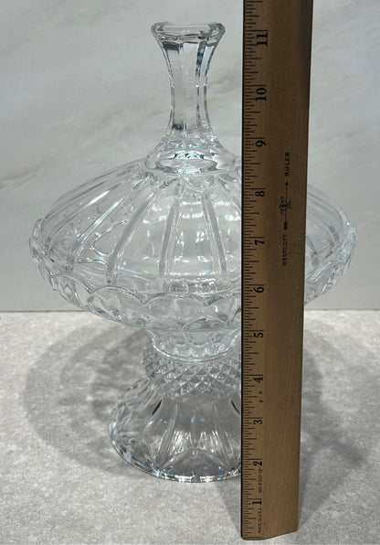 Covered Shannon Crystal Bowl