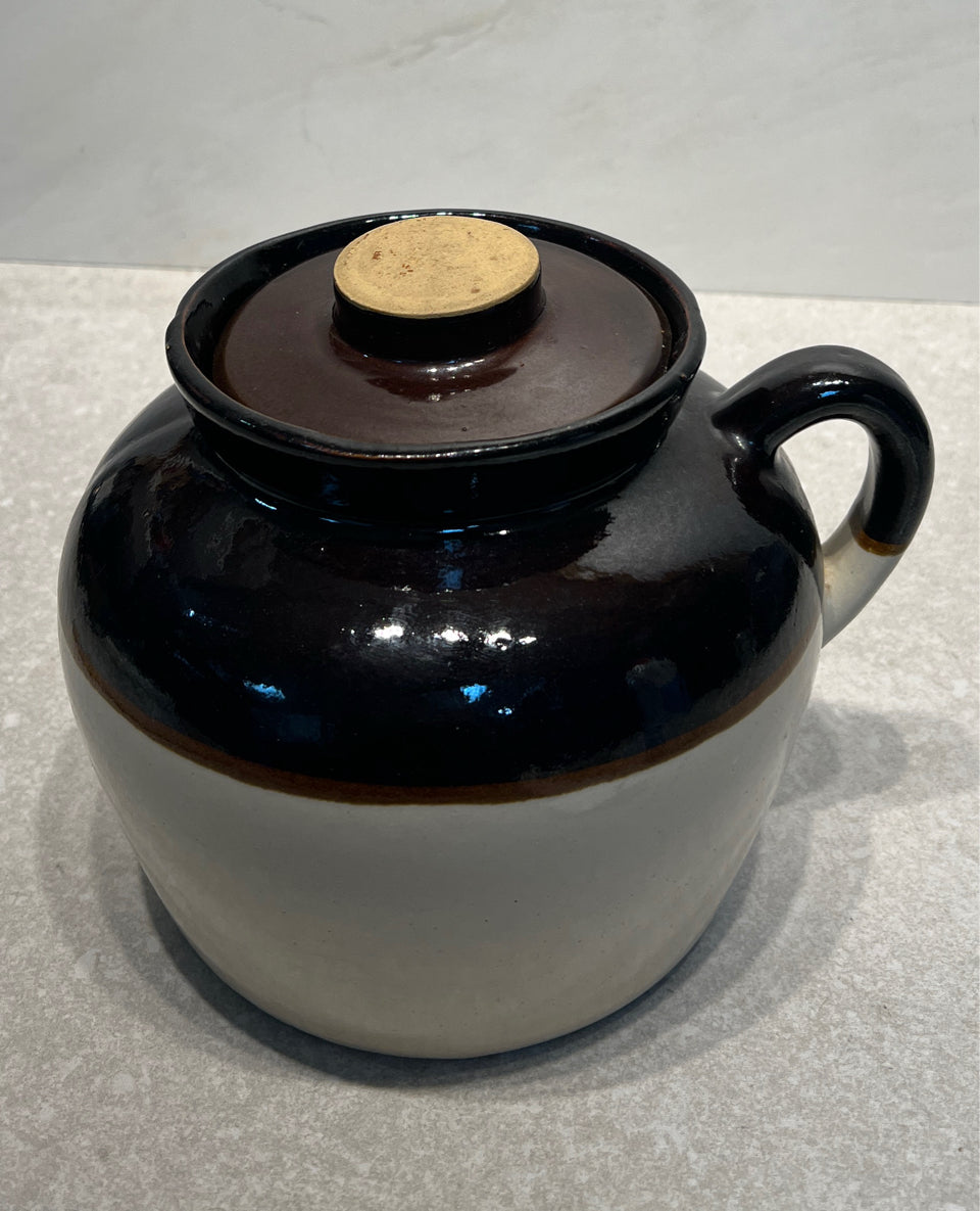 Covered Bean Pot