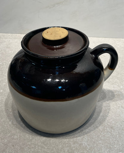 Covered Bean Pot