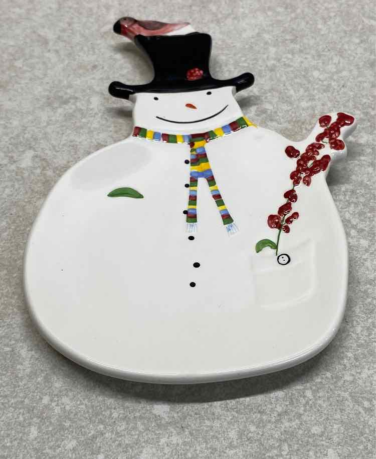 Snowman Dish