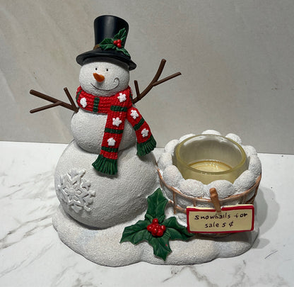 Snowman Candleholder