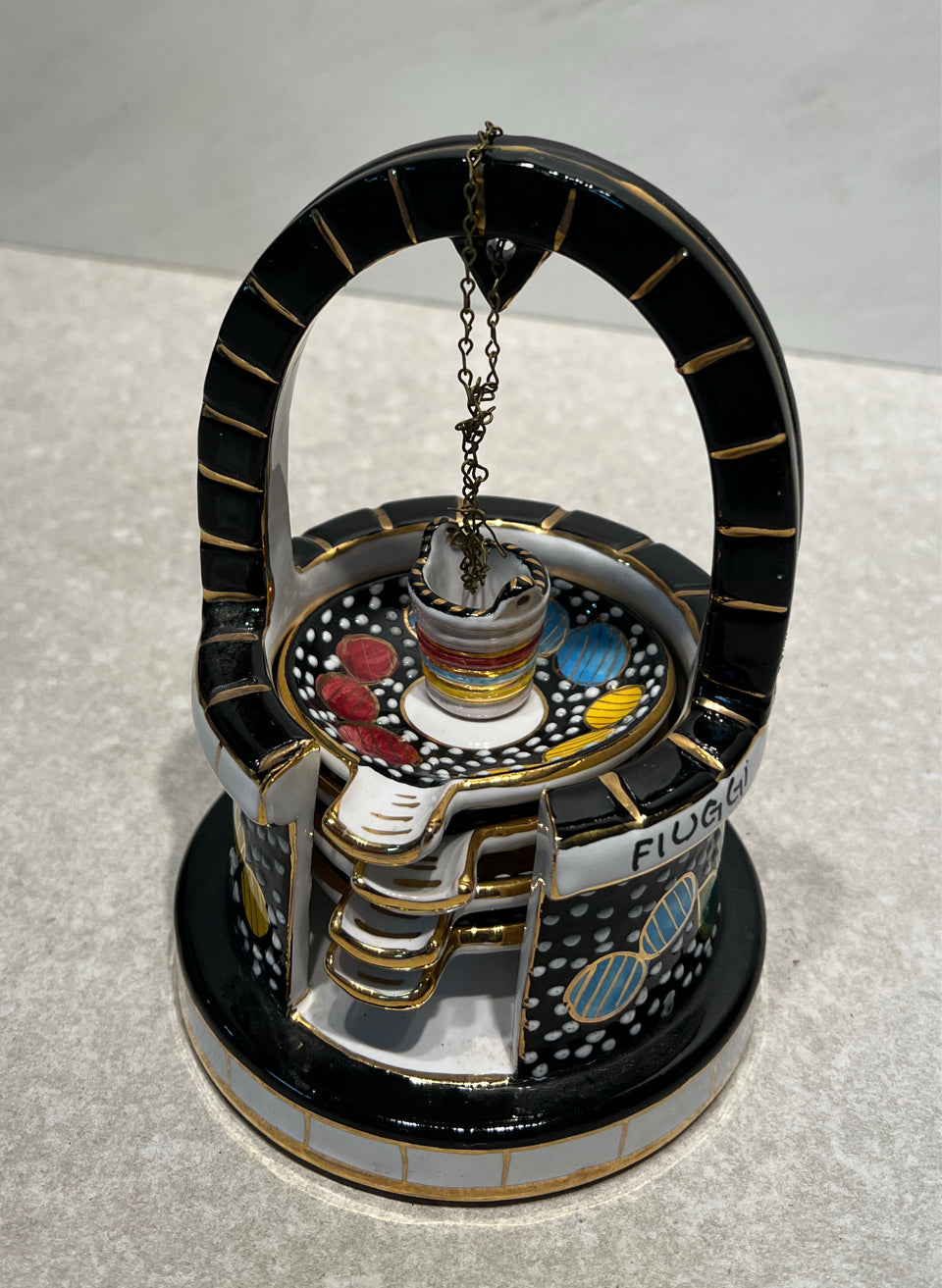 Ceramic Well with Ashtrays
