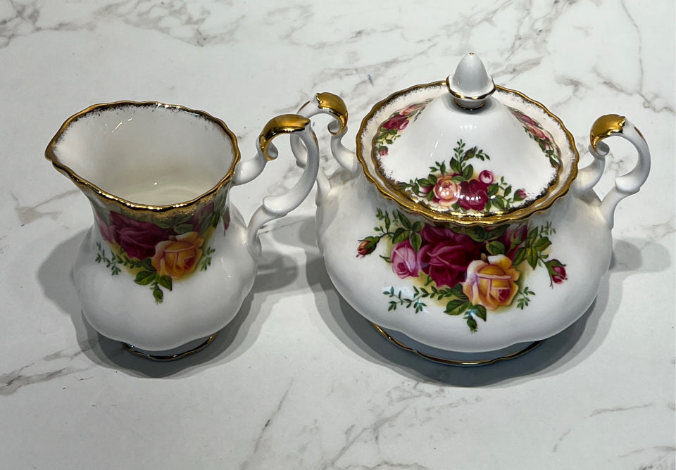 Royal Albert Sugar and Creamer