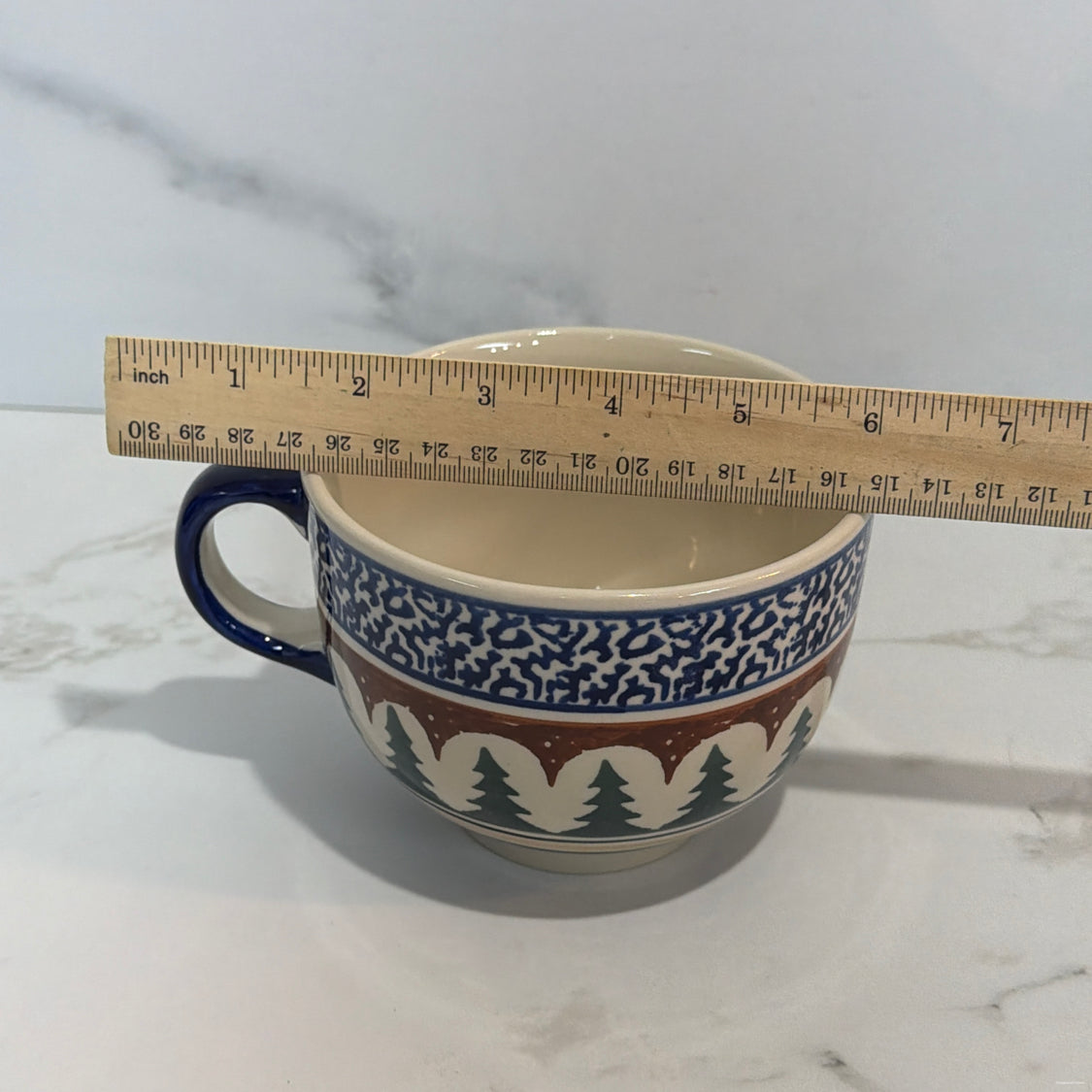 Polish Pottery  Soup Mug