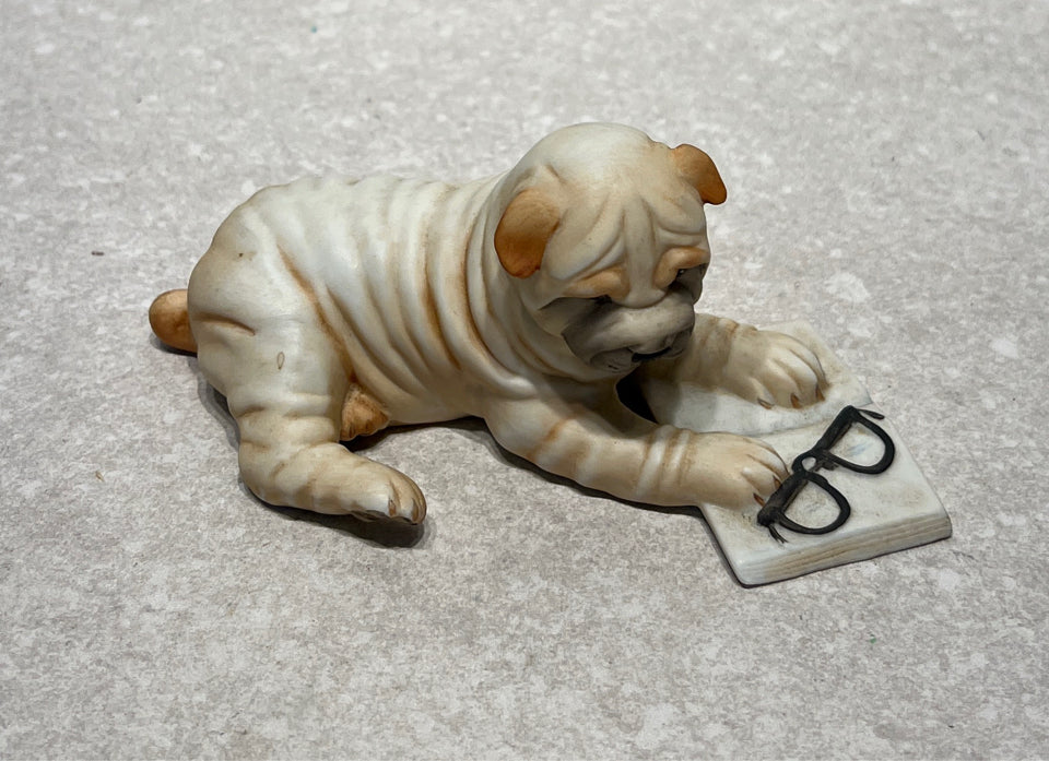 Franklin Mint Dog Figurine