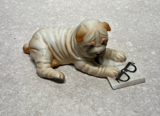 Franklin Mint Dog Figurine
