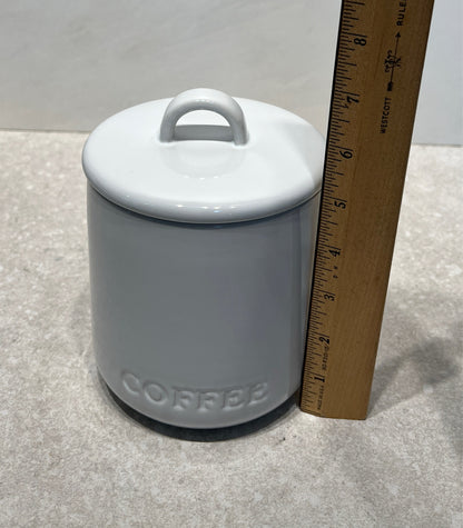 Covered Coffee Jar