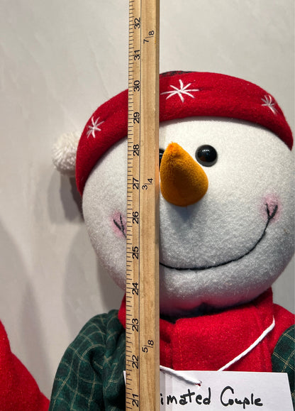 Animated Snowman Couple