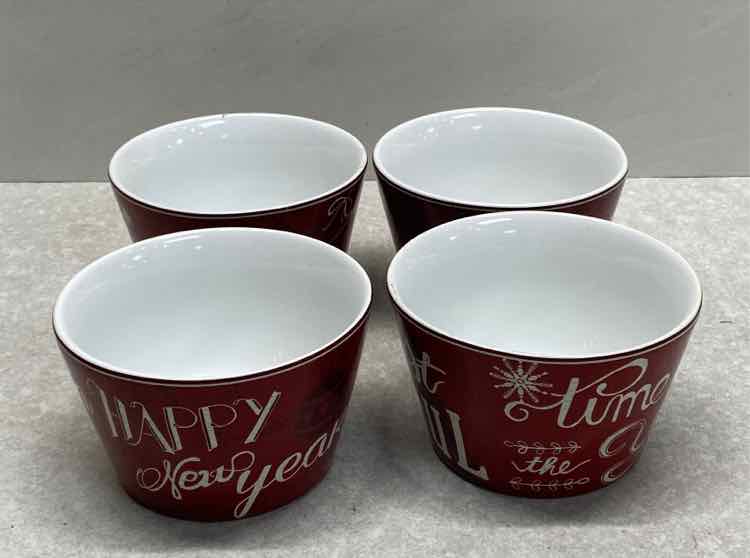 Set of 4 Christmas Bowls