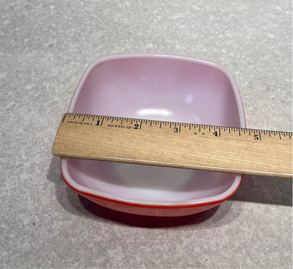 Red Pyrex Bowl