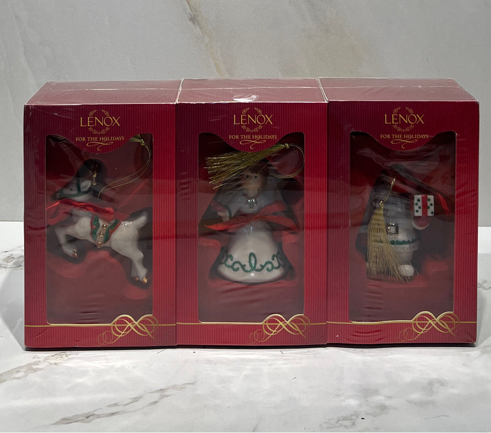 Set of 3 Lenox ornament
