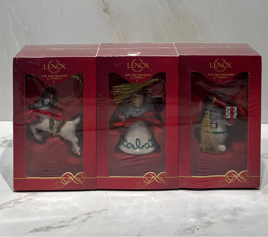 Set of 3 Lenox ornament