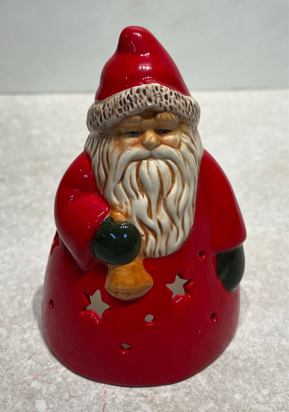 Santa Candleholder