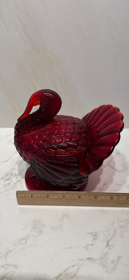 LE Smith Red Covered Turkey