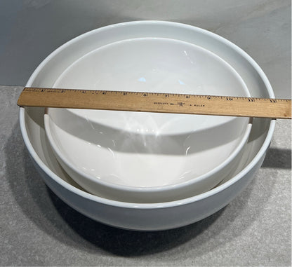 Set of 2 White Bowls