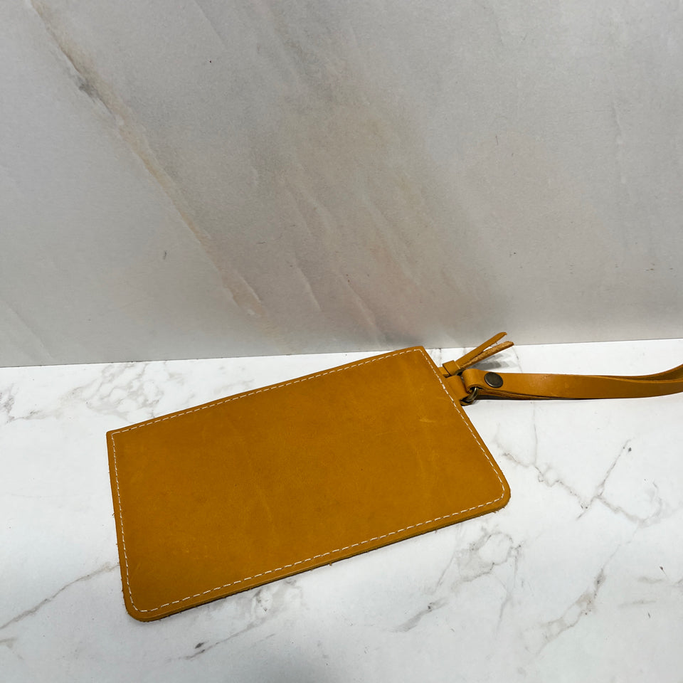 Portland Leather Wristlet