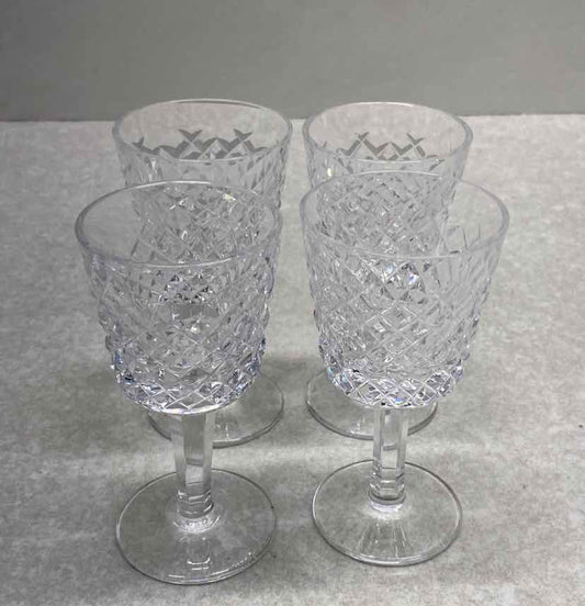 Set of 4 Waterford Glasses