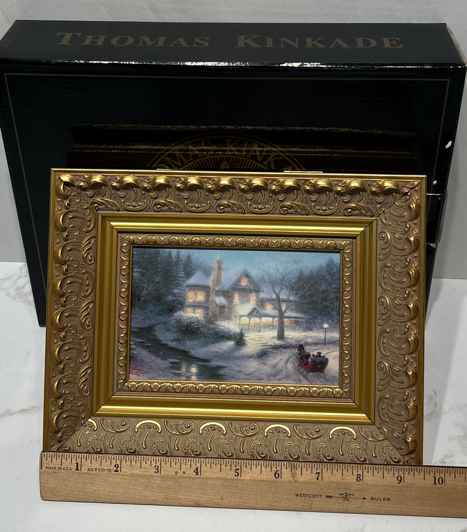 Thomas Kinkade Moonlit Sleigh Ride