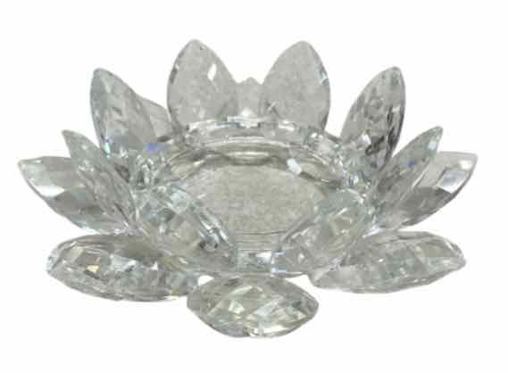 Crystal Lotus Candleholder