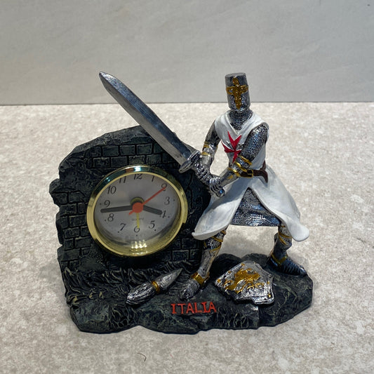 Crusader Knight Clock