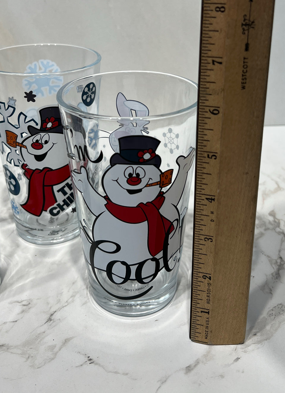 Set of 6 Christmas Glasses