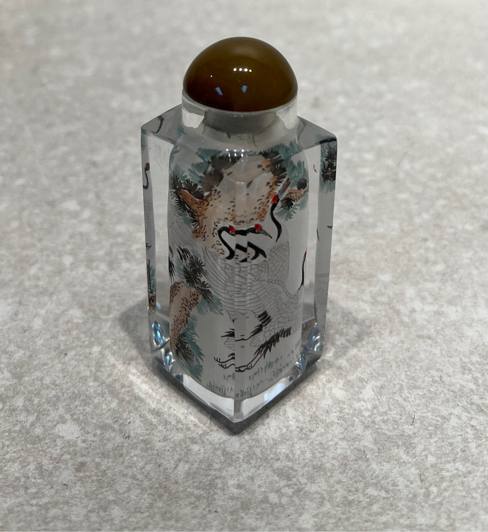 Chinese Reverse Painting Bottle