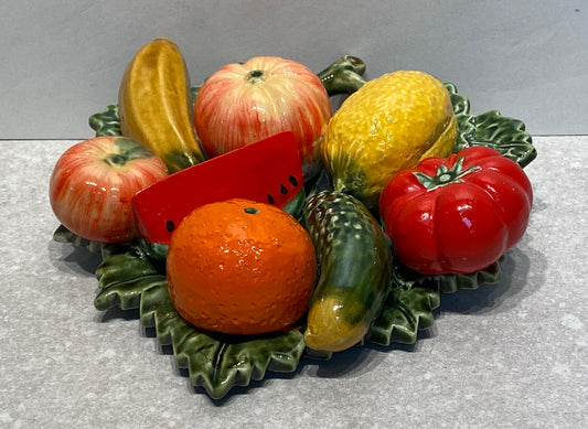 Majolica Fruit Dish Alvaho Jose