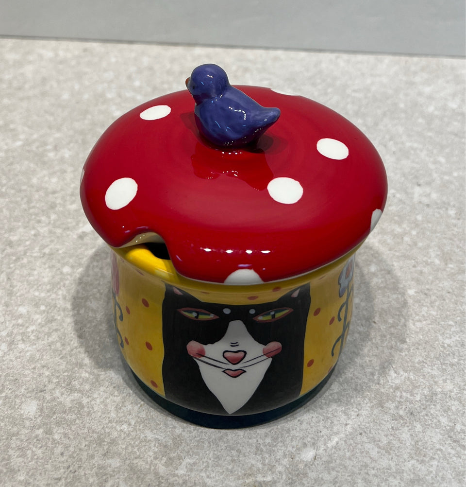 Catzilla Covered Bowl