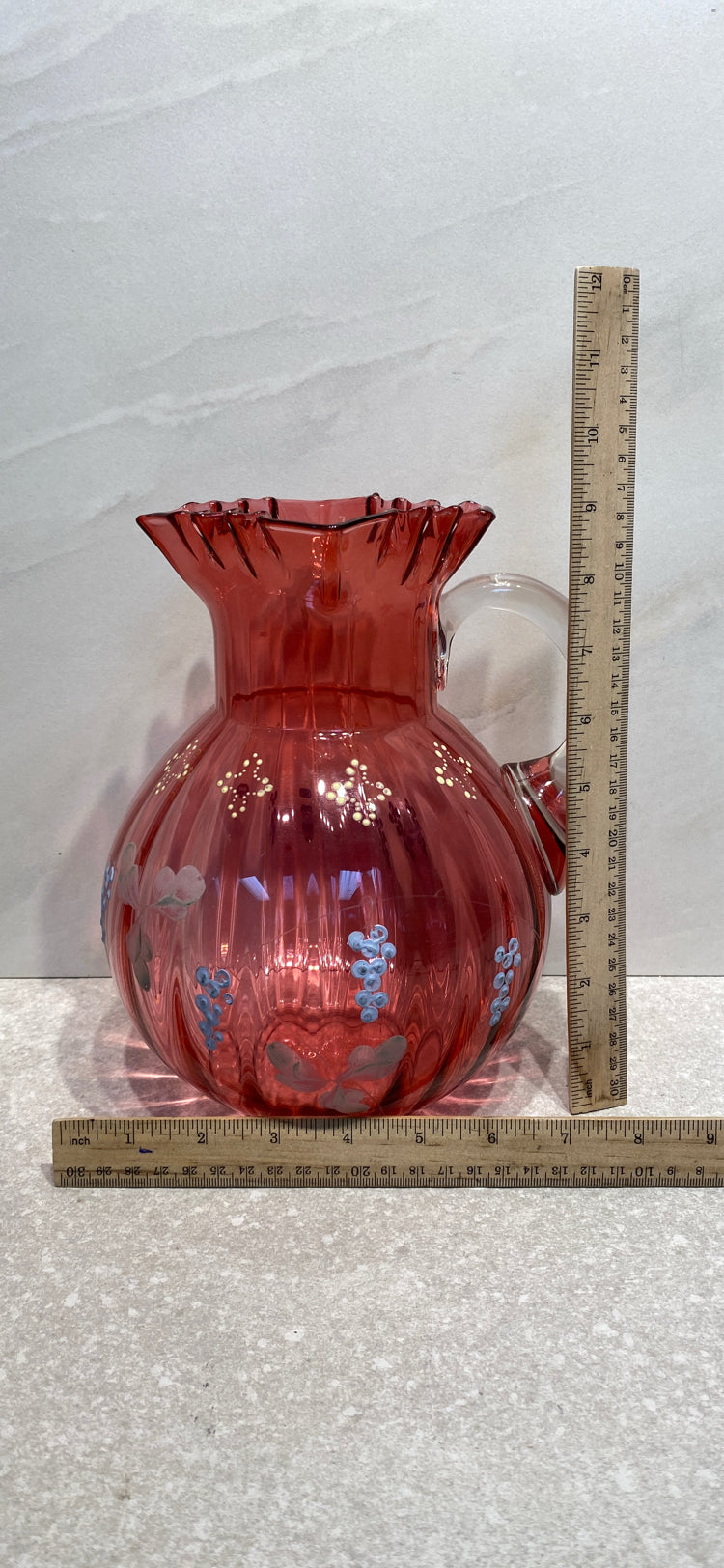 Cranberry Pitcher
